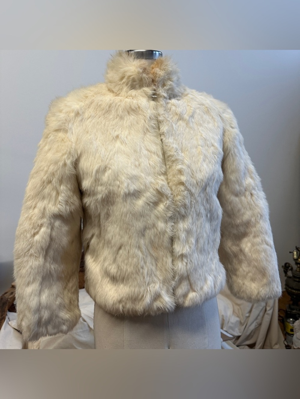 Vintage Rabbit Fur Coat